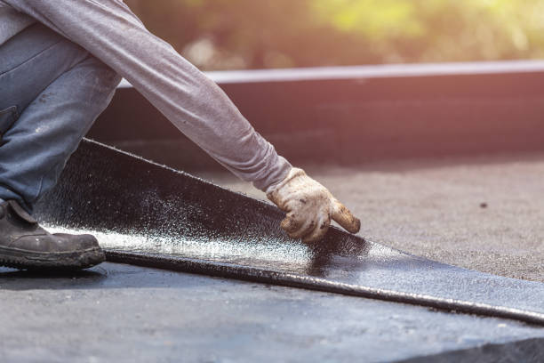 Professional Waterproofing technician working in Pennsauken, NJ